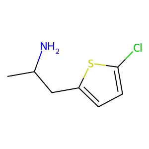 1-(5-氯噻吩-2-基)丙-2-胺 structure