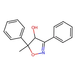 5-methyl-3,5-diphenyl-4H-1,2-oxazol-4-ol structure