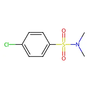 Benzenesulfonamide, 4-chloro-N,N-dimethyl- structure