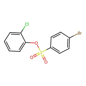 2-Chlorophenyl 4-bromobenzenesulfonate structure