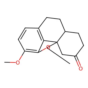 7-Methoxy-5-methyl-1,10,11,11a-tetrahydro-2H,5H-phenanthro[5,4a-bc]furan-3(4H)-one structure