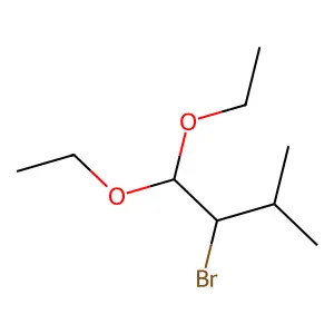2-Bromo-1,1-diethoxy-3-methylbutane structure