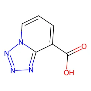 (1,2,3,4)Tetrazolo(1,5-a)pyridine-8-carboxylic acid structure