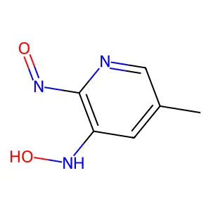 N-(5-methyl-2-nitrosopyridin-3-yl)hydroxylamine structure