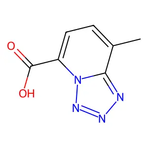 8-Methyltetrazolo[1,5-a]pyridine-5-carboxylic acid structure