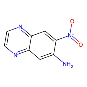 7-Nitroquinoxalin-6-amine structure