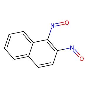 1,2-Dinitrosonaphthalene structure
