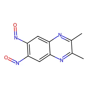 2,3-Dimethyl-6,7-dinitrosoquinoxaline structure