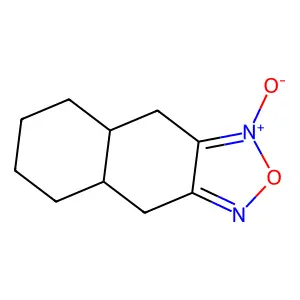 3-Oxido-4,4a,5,6,7,8,8a,9-octahydrobenzo[f][2,1,3]benzoxadiazol-3-ium structure