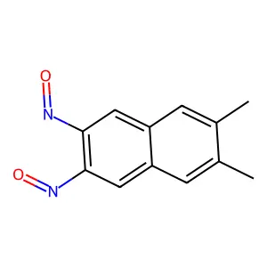 2,3-Dimethyl-6,7-dinitrosonaphthalene structure