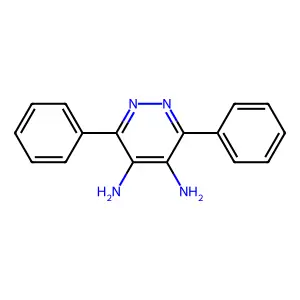 3,6-Diphenylpyridazine-4,5-diamine structure