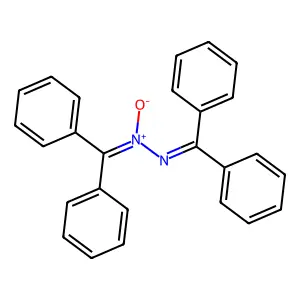 N-(benzhydrylideneamino)-1,1-diphenylmethanimine oxide structure