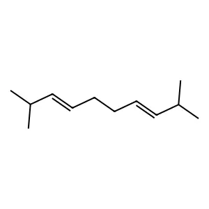 2,9-Dimethyldeca-3,7-diene structure