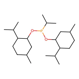 phosphonousacidbis[5-methyl-2- cyclohexyl]ester structure