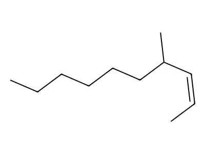 2-Decene, 4-methyl-, (Z)- structure