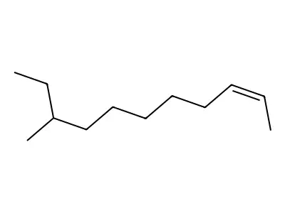 2-Undecene, 9-methyl-, (Z)- structure