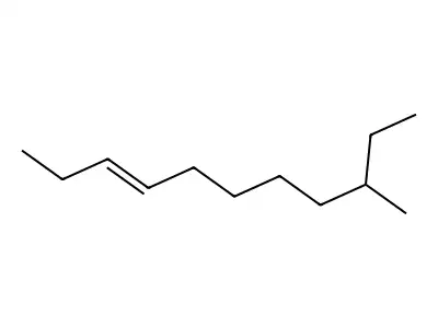 3-Undecene, 9-methyl-, (E)- structure