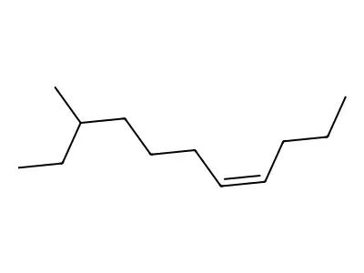 9-Methylundec-4-ene structure