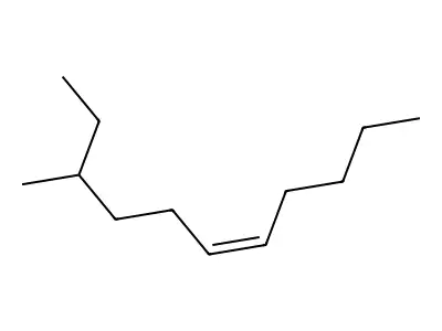 (5Z)-9-Methyl-5-undecene structure
