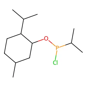 2-Isopropyl-5-methylcyclohexyl isopropylphosphonochloridoite structure