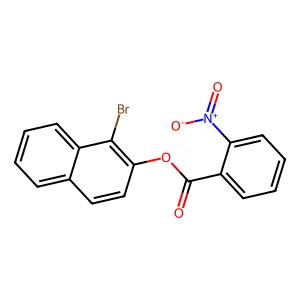 1-Bromo-2-naphthyl 2-nitrobenzoate structure