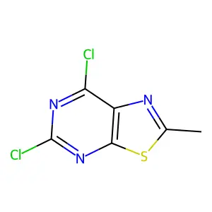 5,7-Dichloro-2-methylthiazolo[5,4-d]pyrimidine structure