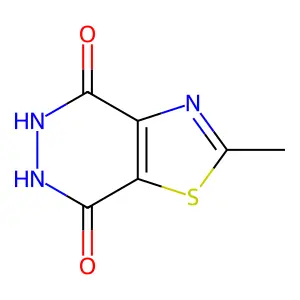 2-Methyl-5,6-dihydro[1,3]thiazolo[4,5-d]pyridazine-4,7-dione structure