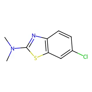 6-chloro-N,N-dimethyl-1,3-benzothiazol-2-amine structure