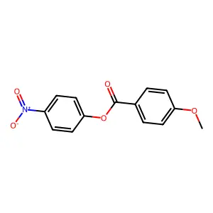 4-Nitrophenyl 4-methoxybenzoate structure