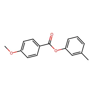 (3-Methylphenyl) 4-methoxybenzoate structure