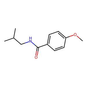 4-methoxy-N-(2-methylpropyl)benzamide structure