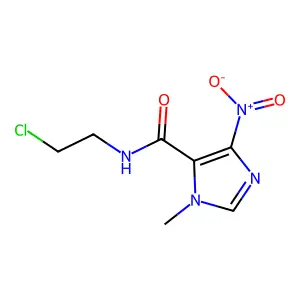 N-(2-Chloroethyl)-1-methyl-4-nitro-1H-imidazole-5-carboxamide structure