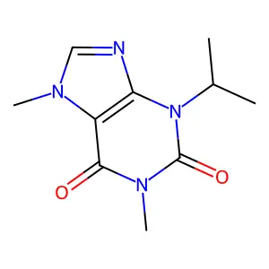 1,7-Dimethyl-3-propan-2-ylpurine-2,6-dione structure