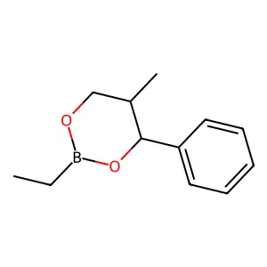 2-Ethyl-5-methyl-4-phenyl-1,3,2-dioxaborinane structure