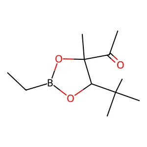 1-(5-tert-Butyl-2-ethyl-4-methyl-1,3,2-dioxaborolan-4-yl)ethanone structure