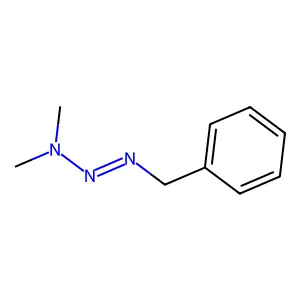 3,3-Dimethyl-1-(phenylmethyl)-1-triazene structure