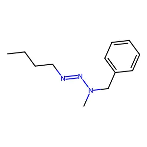 1-Butyl-3-methyl-3-(phenylmethyl)-1-triazene structure