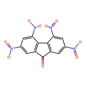 2,4,5,7-Tetranitro-9-fluorenone structure