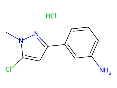 3-(5-Chloro-1-methyl-pyrazol-3-yl)aniline structure