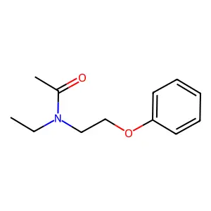 N-乙基-N-(2-苯氧乙基)乙酰胺 structure