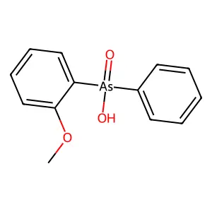 (2-Methoxyphenyl)phenylarsinic acid structure