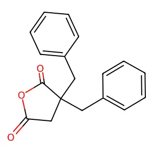 3,3-Dibenzyloxolane-2,5-dione structure