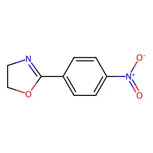 2-(4-Nitrophenyl)-4,5-dihydro-1,3-oxazole structure