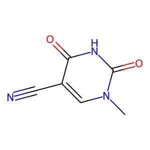 1-Methyl-2,4-dioxo-1,2,3,4-tetrahydropyrimidine-5-carbonitrile structure
