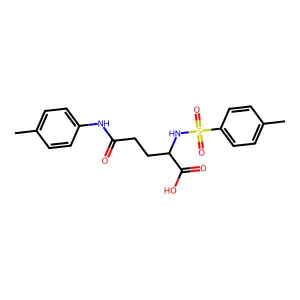 5-(4-Methylanilino)-2-[(4-methylphenyl)sulfonylamino]-5-oxopentanoic acid structure