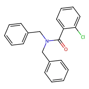 N,N-dibenzyl-2-chlorobenzamide structure