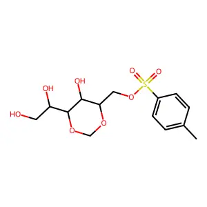1-O-(4-Methylbenzene-1-sulfonyl)-2,4-O-methylidenehexitol structure
