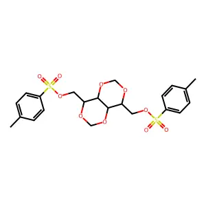 1,6-Di(p-toluenesulfonyl)-2,4:3,5-dimethylene-l-iditol structure
