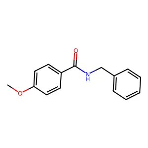 N-benzyl-4-methoxybenzamide structure