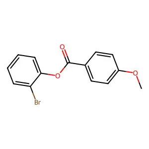 (2-Bromophenyl) 4-methoxybenzoate structure